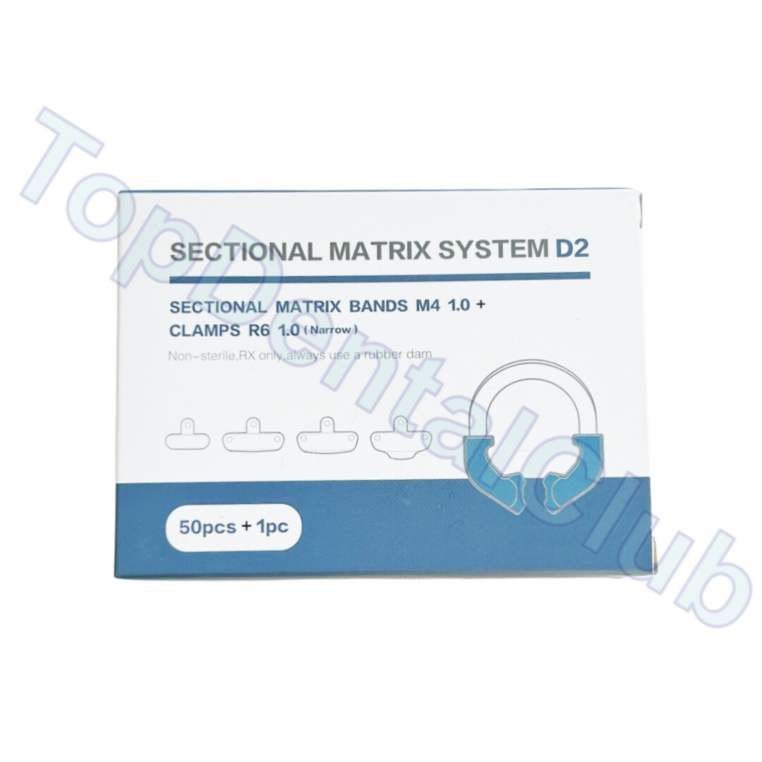 D2 Dental Sectional Contoured Matrix System Matrice Bands Clip Clamp Holder Ring