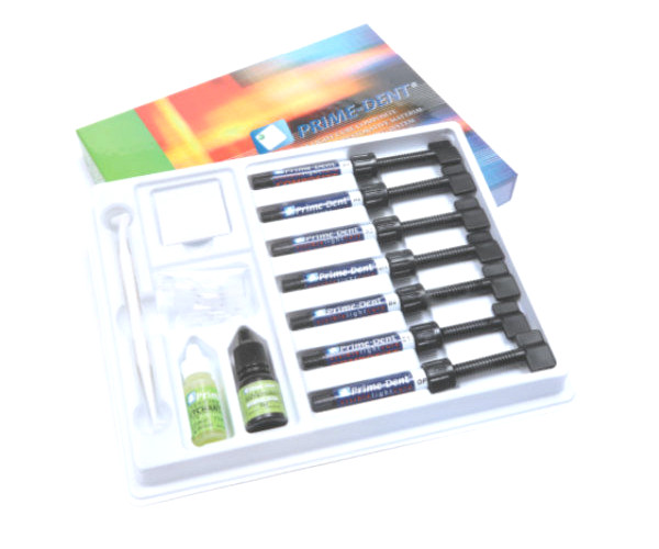 Prime Dent Hybrid Composite VLC Resin Based Restorative 7 Syr Dental Kit