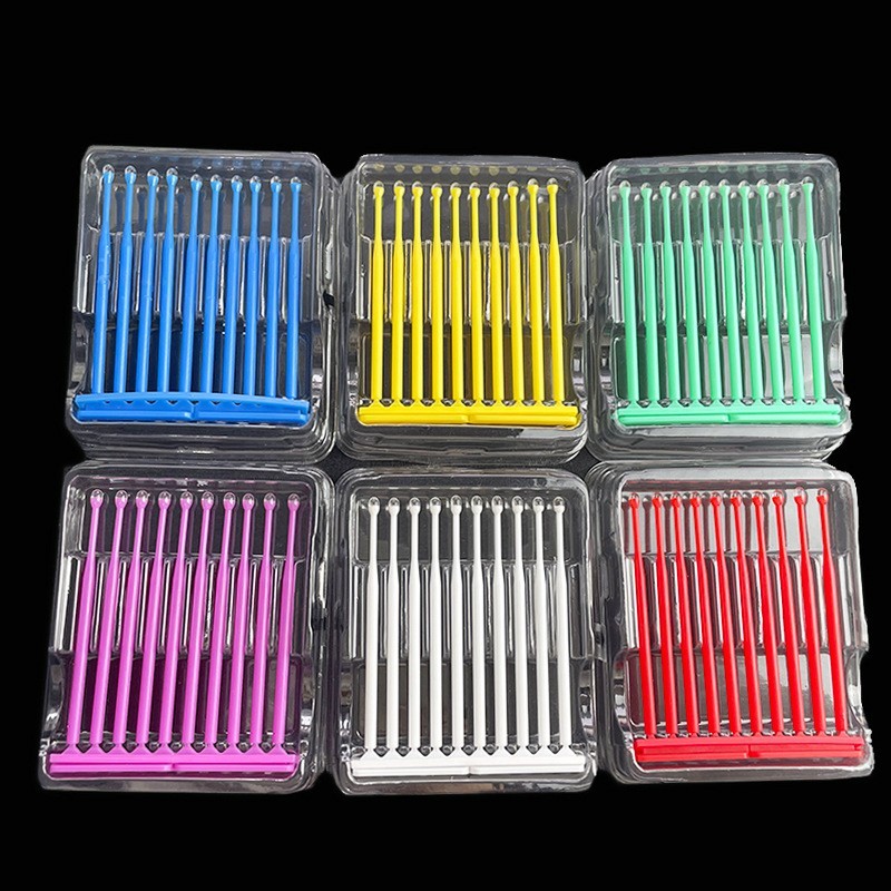 200pc Dental Bonding Stick Rod Restoration Veneer Crown Applicator Adhesive Tip