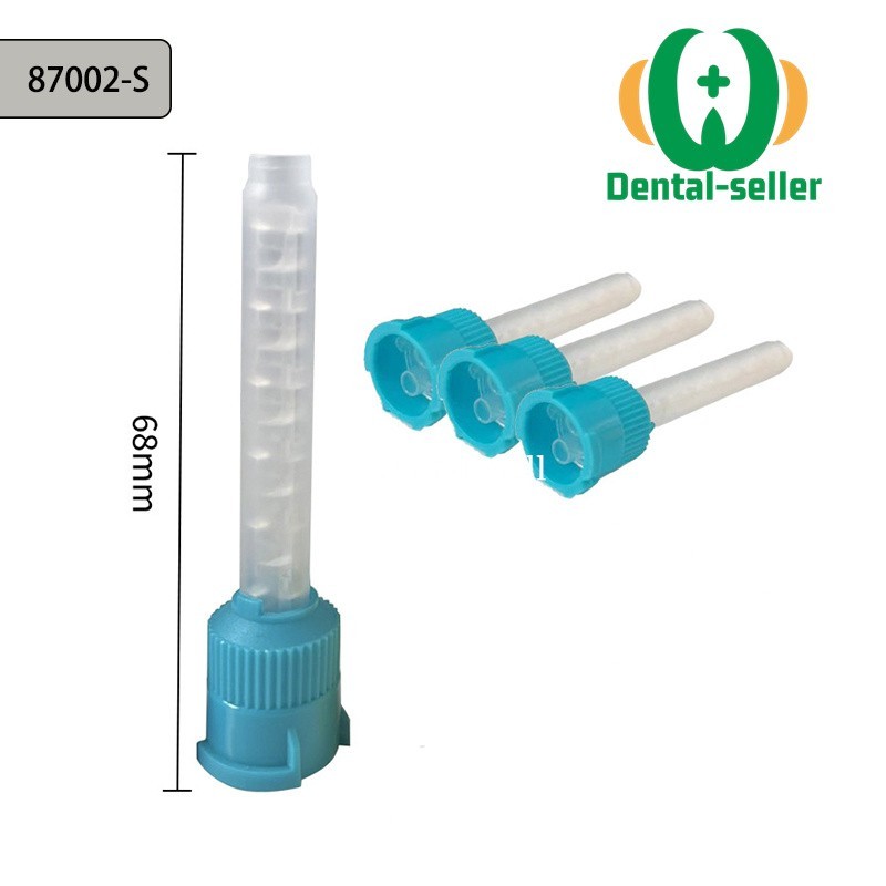 50 Pcs Dental Impression Mixing Tips Disposable Silicone Rubber Tube Long/Short