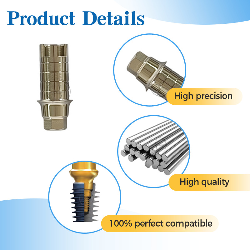 Ti-base Abutment CAD/CAM ti base fit to Megagen Anridge Anyone D4.0/4.5/5.0