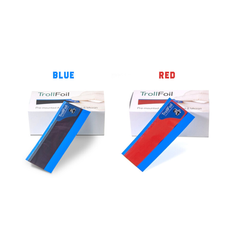 Directa TrollFoil Thin Articulation Paper Dental Occlusion Red/Blue 100pcs