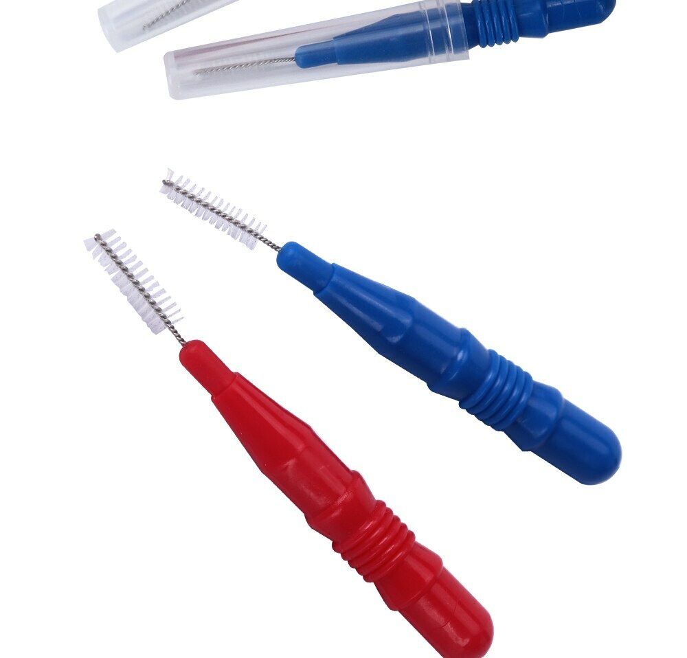 Adults Interdental Brush Clean Between Teeth Dental Floss Pick Push-pull Tooth