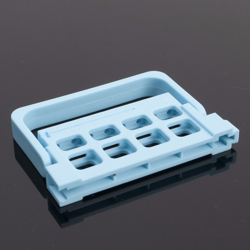 Dental Endo Guard Files Holder Ruler Autoclavable File Block Organizer 8 Hole