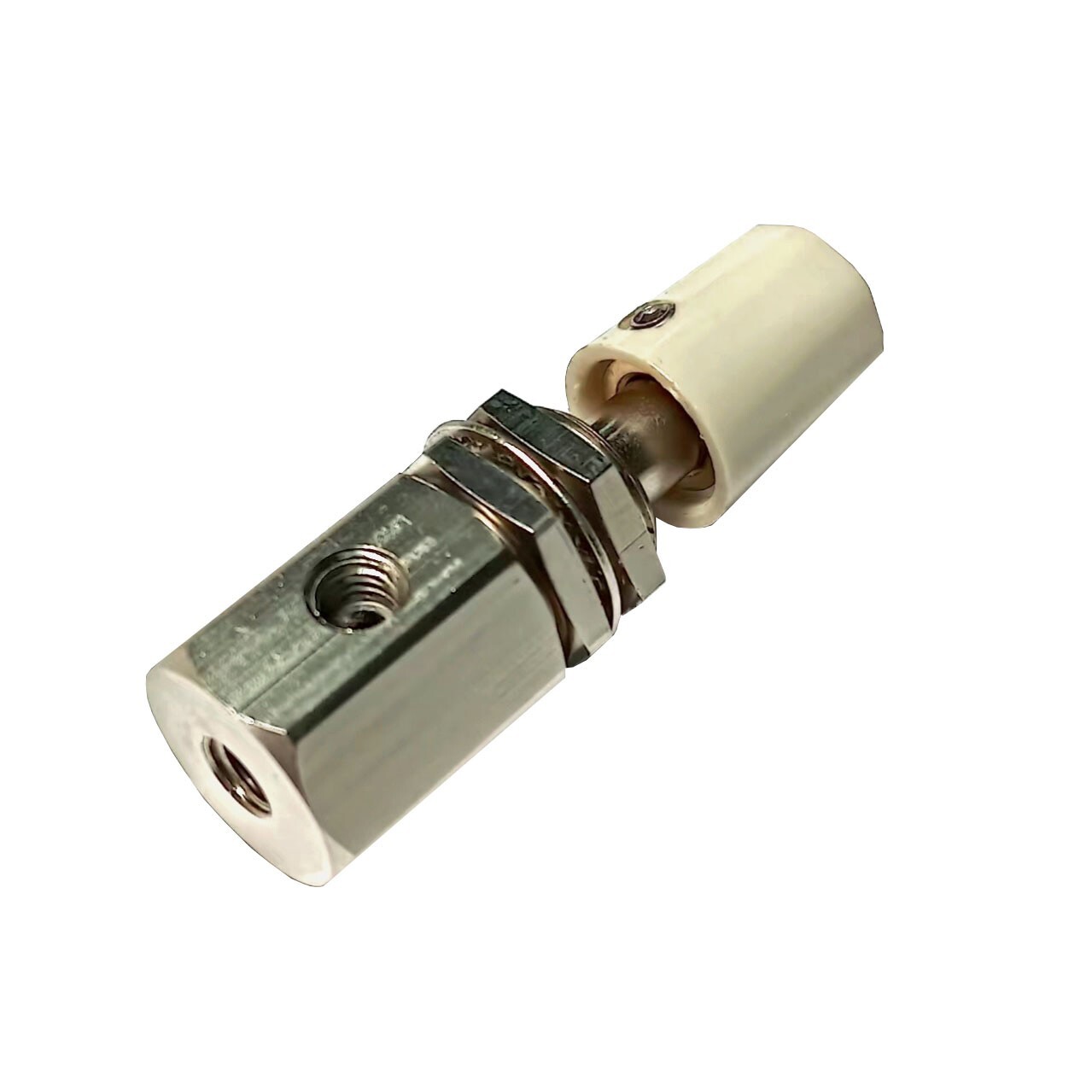 2x Dental Needle Flow Control Valve W/ Knob (Beige) (DCI Type)