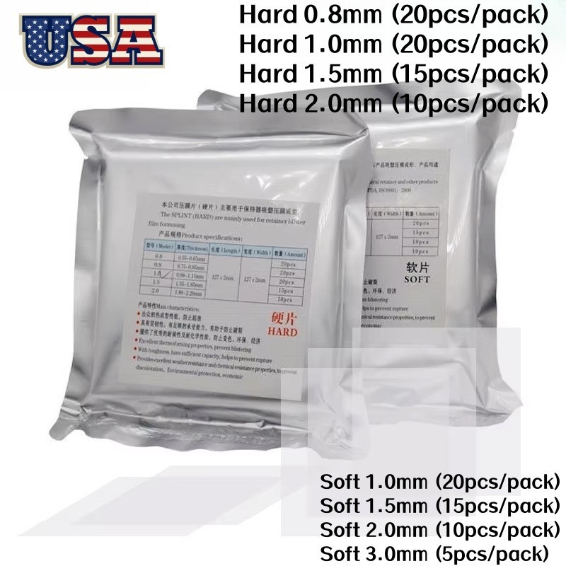 Dental Lab Splint Thermoforming Material Orthodontic Vacuum Forming Hard Soft