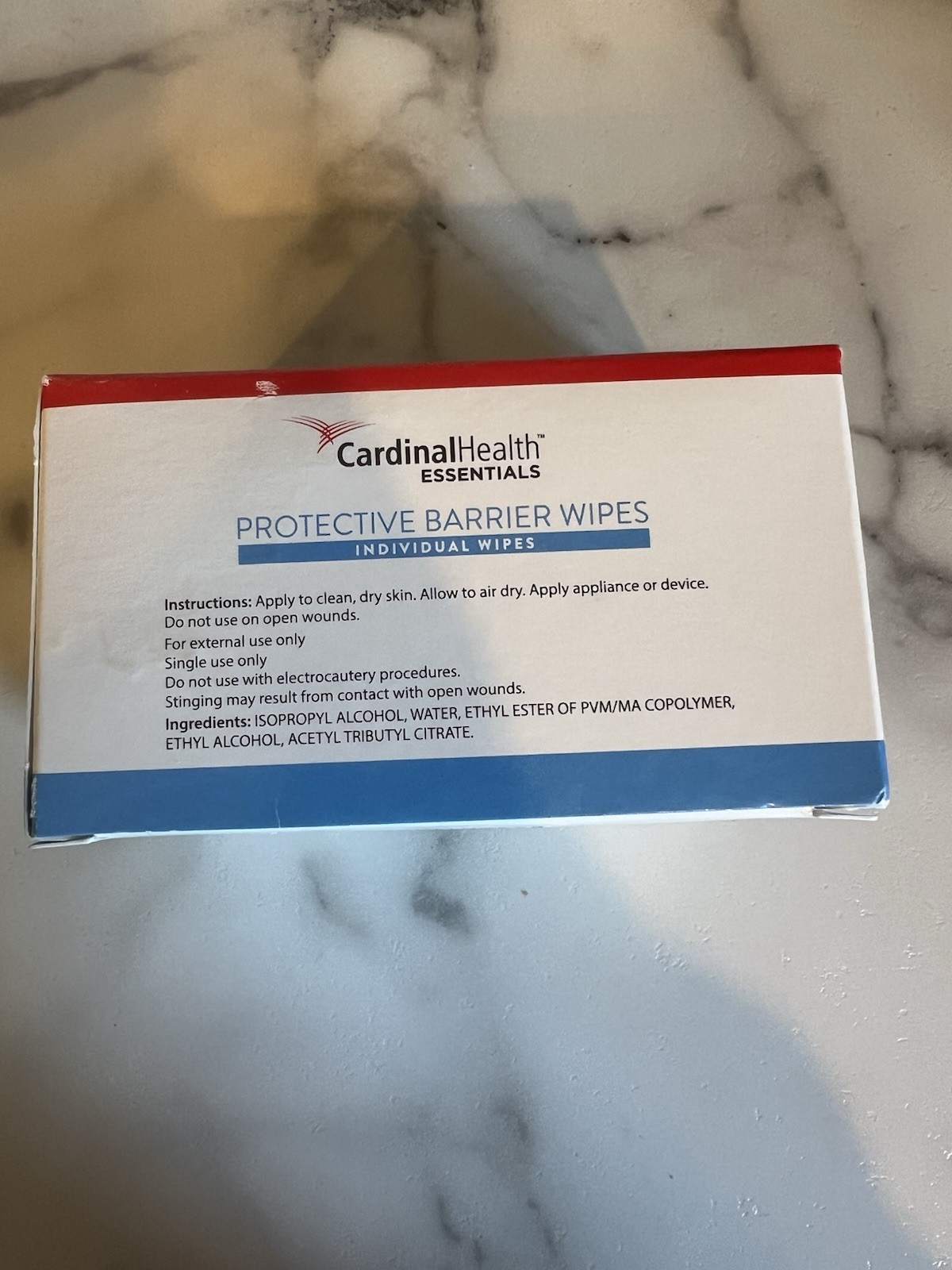 Cardinal Health Skin-Prep Protective Barrier Wipe 1-1/4″ x 3″ (75/Box)- Lot Of 5