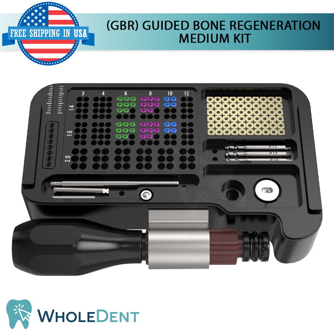GBR System Surgical Medium Kit Guided Bon Regeneration Fixation, Dental Im plant