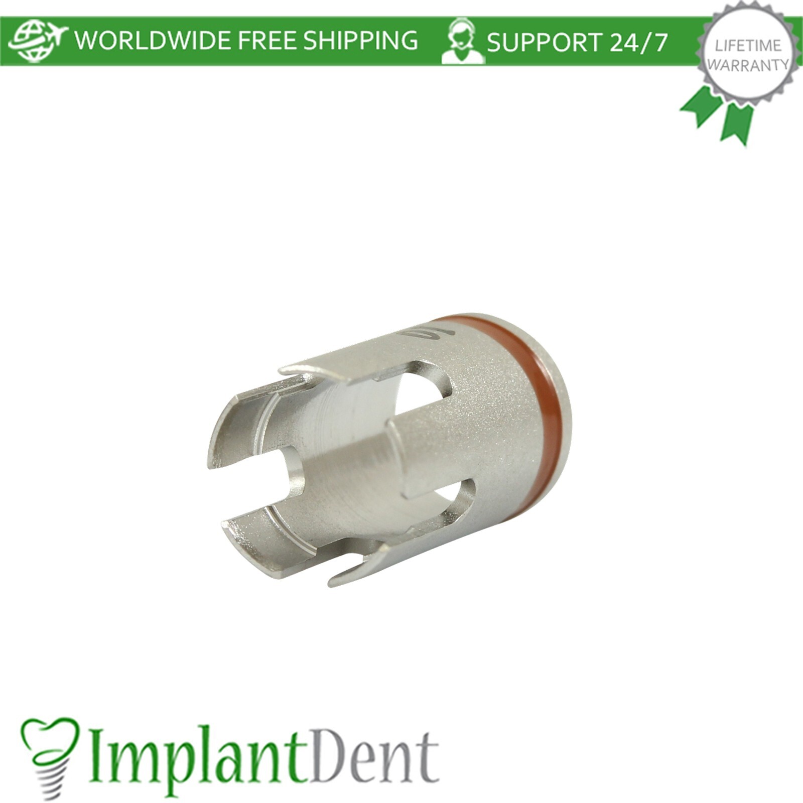 Dental Drill Stopper 5.2mm – Black Stainless Steel Dentistry Tool
