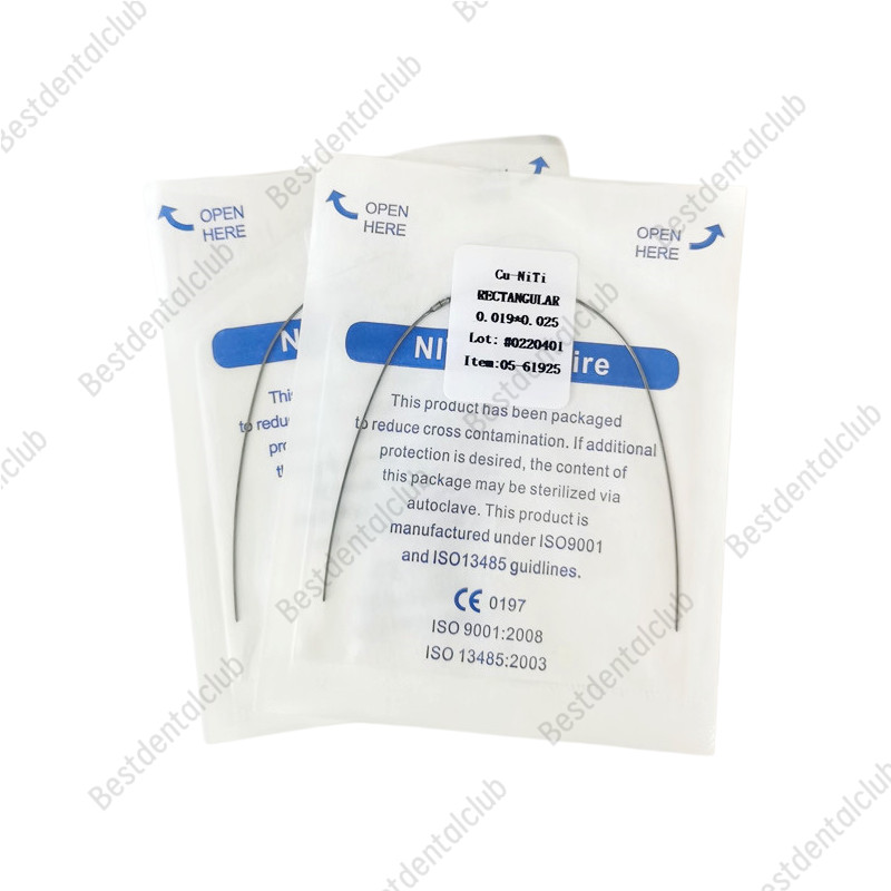 Dental Orthodontic Copper Cu-Niti Wires Rectangular Arch Wires Damon Stop