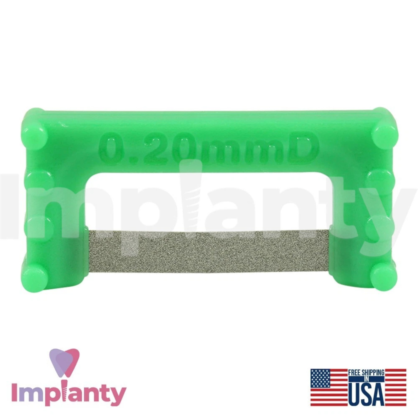 Extra Widener Green IPR Dental Strips Set Coarse Stainless Steel Diamond Coating