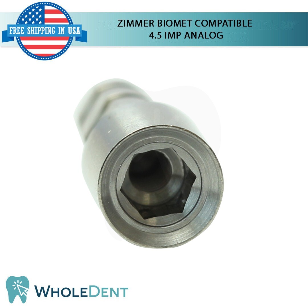 X10 Analog Compatible With Zimmer Biomet® 4.5mm WP Int Hex Component Dental