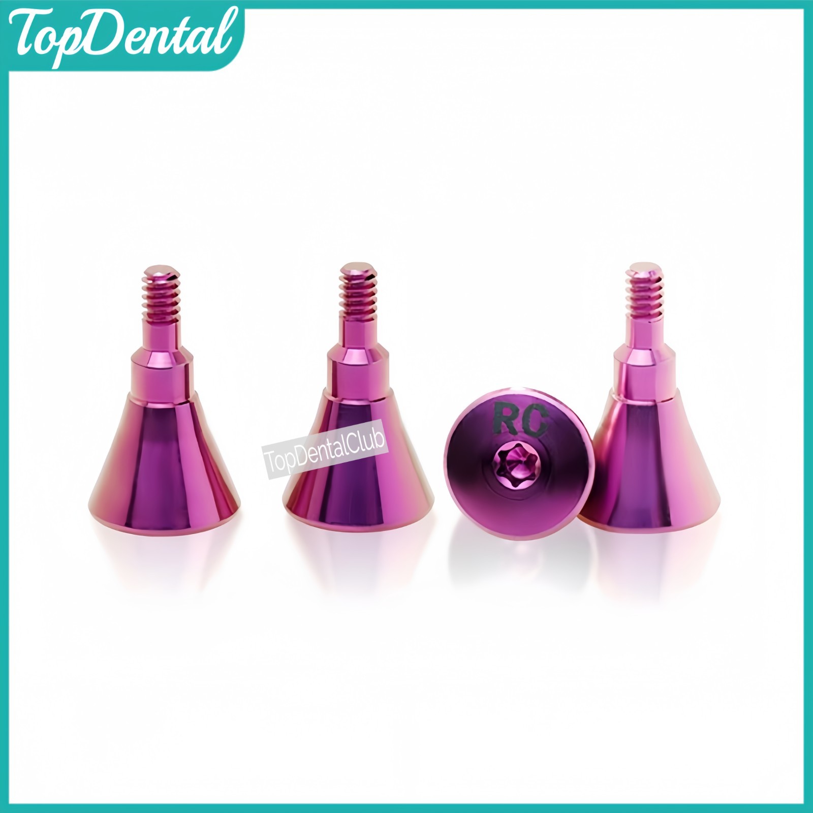 Dental Healing Cap RC 4.5/5/6.0 Screw Drivers Fit Straumann ITI Driver Purple