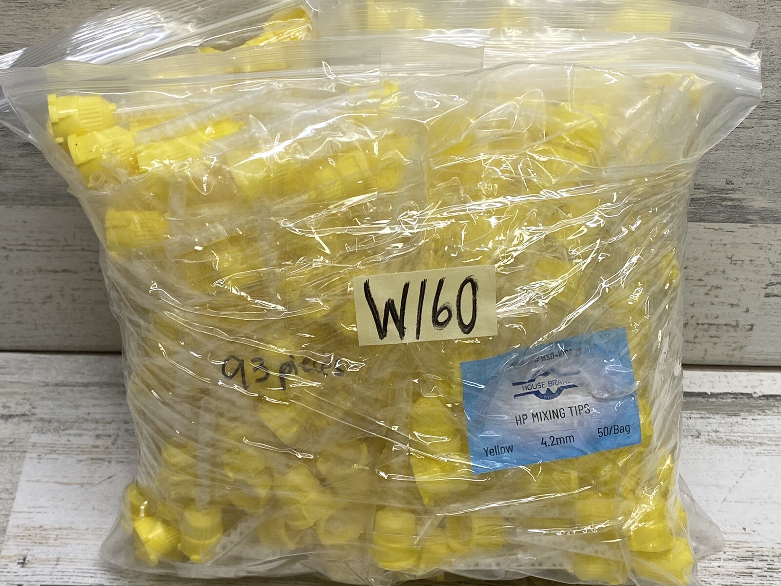 Dental Yellow HP Mixing Tips Genco Type 293 x 4.2mm Light Body 293pc Set