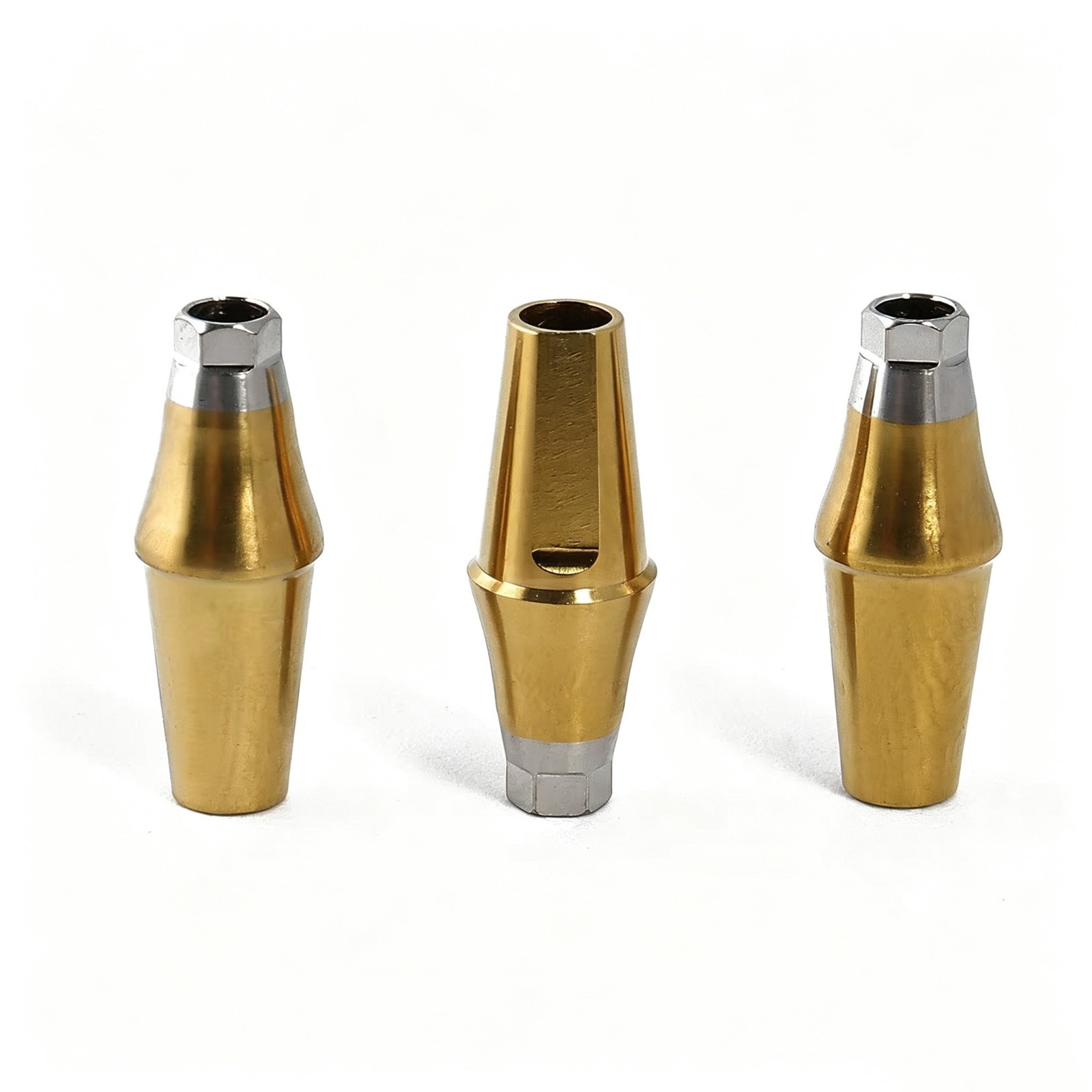 US Hiossen ET Dental Titanium Straight Cemented Abutment For Bridge Restoration