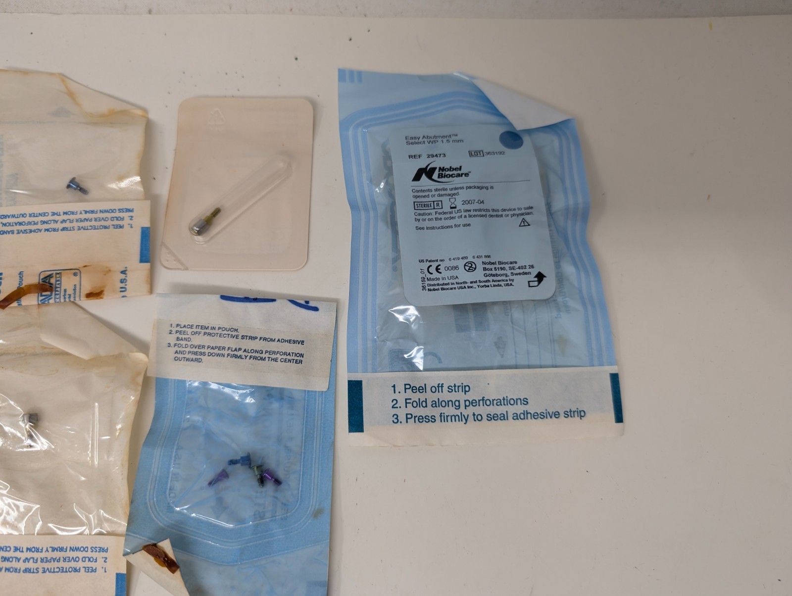 Lot of Nobel Biocare Implant Screws In Sterile Bags (G4)