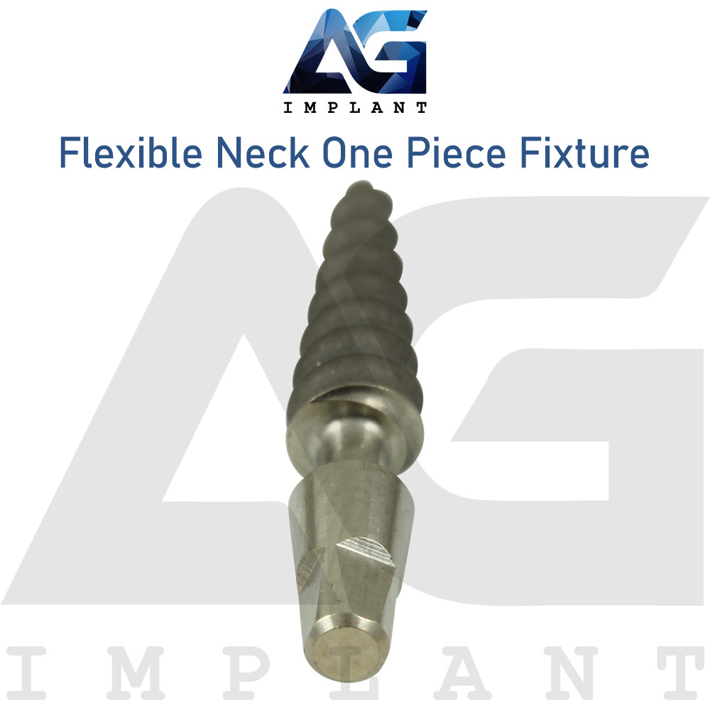 5 Flexible Neck One Piece Fixture System Titanium Prosthetic RBM surface