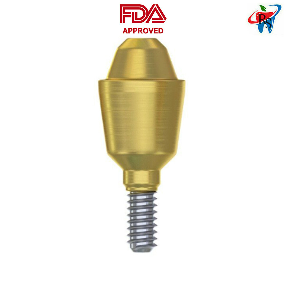 5x Set Dental Plastic Sleeve + Straight Multi-Unit 1.6 Standard Int Hex 2.42mm