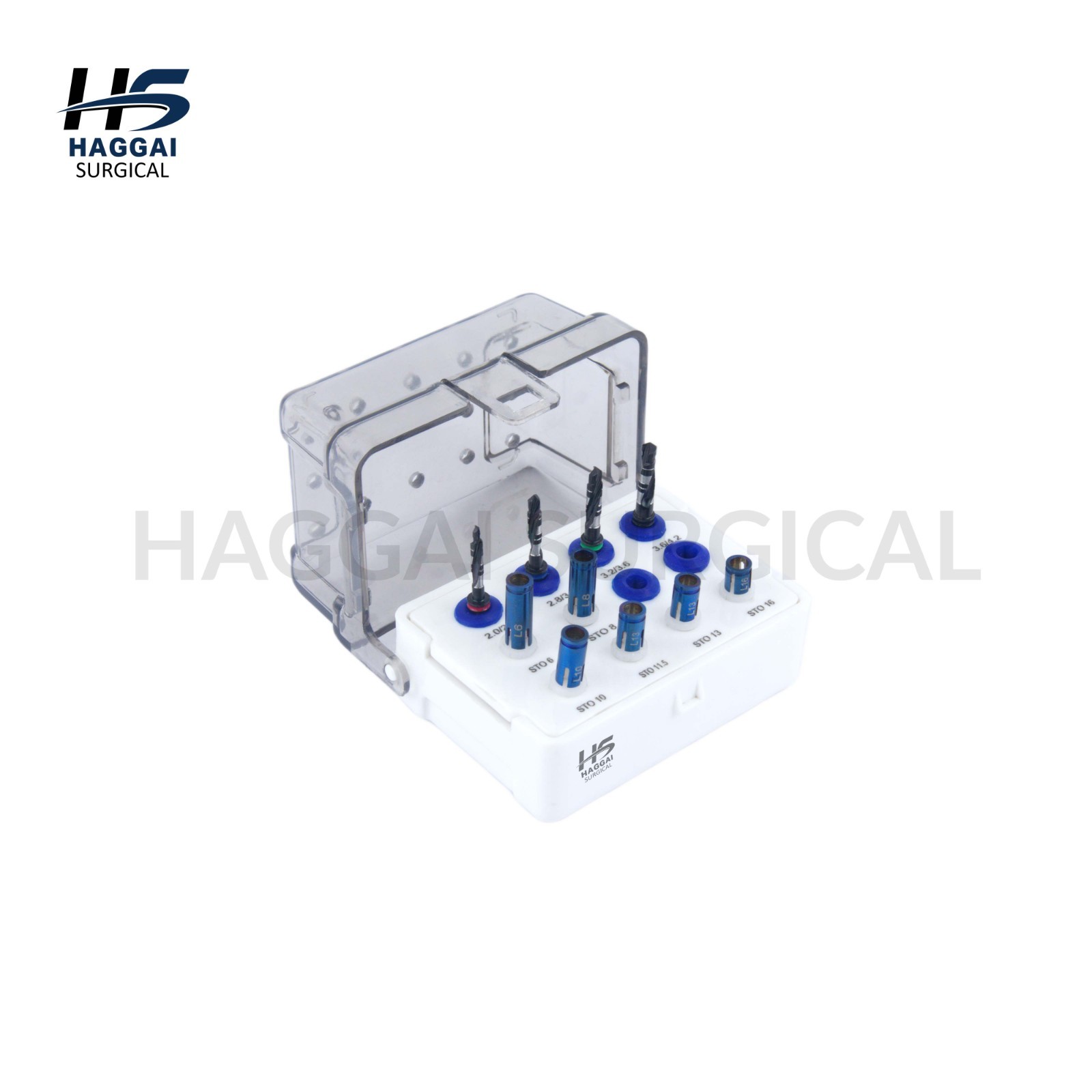 Drill with Stopper Kit Precision Tool Set in Sterilizable Storage Box