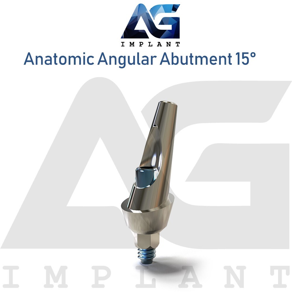 5 Anatomic Angular Prosthetic 15° Aesthetic Titanium Int Hex 2.42mm