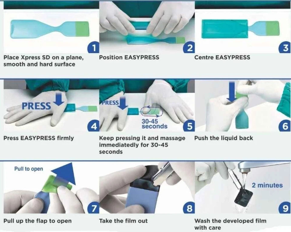 Dental Avenue XPRESS SD Self Developing Dental X Ray Film 50 Pcs Pack