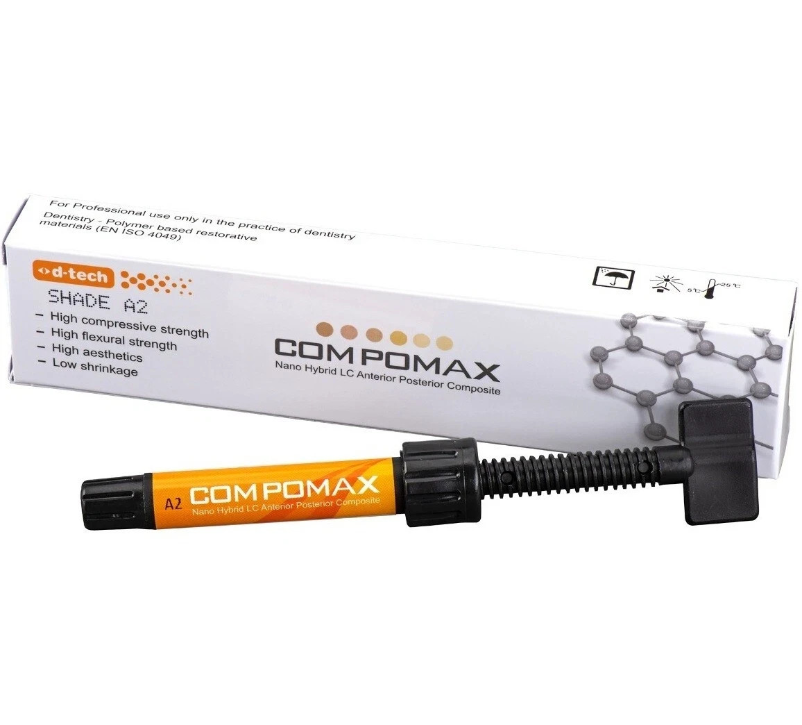 COMPOMAX Nano Hybrid LC Anterior Posterior Composite 4gm A1 A2 A3 ANY ONE