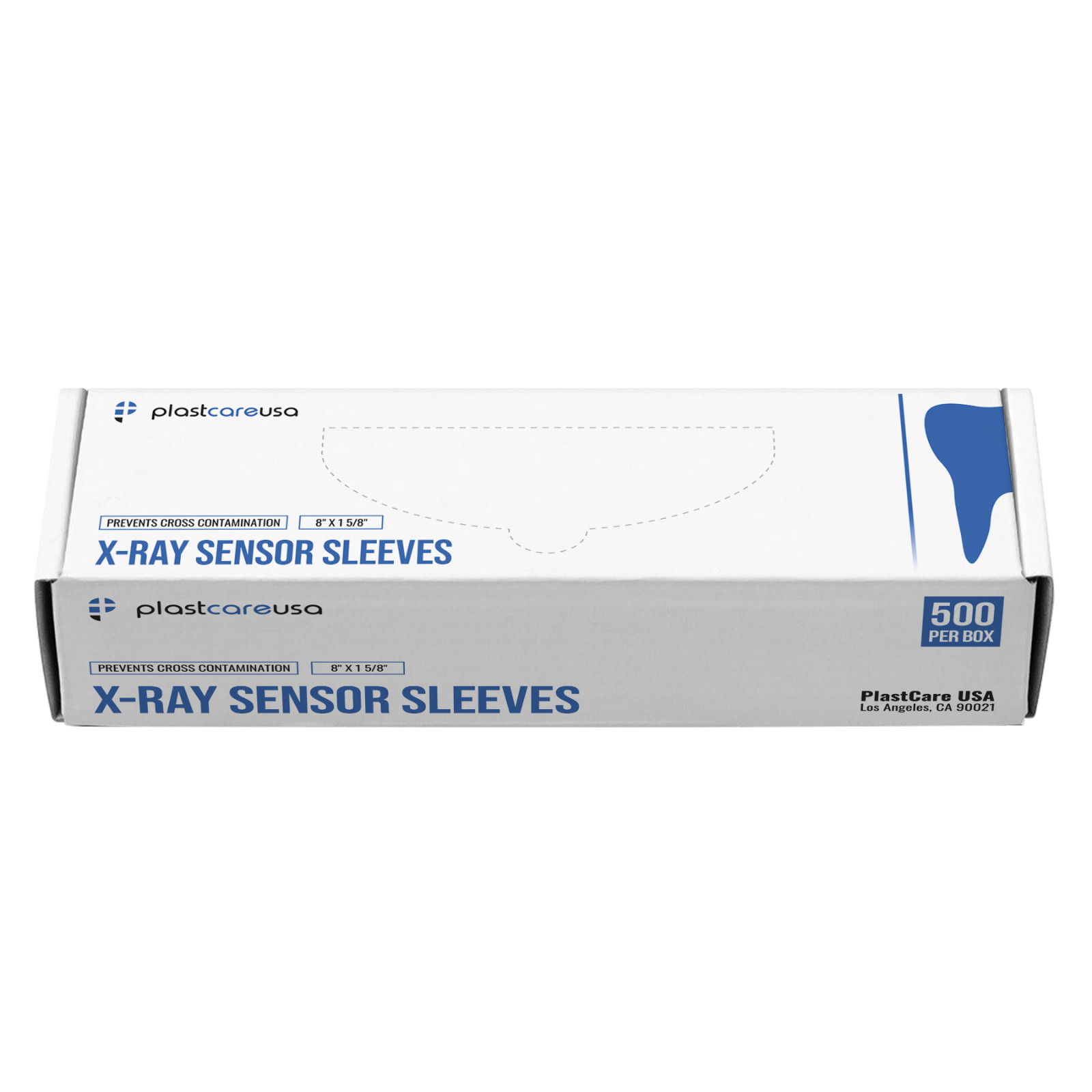 X-Ray Sensor Sleeves 8″ x 1-5/8″ | Dental Digital Sensor Barriers | 500/Box