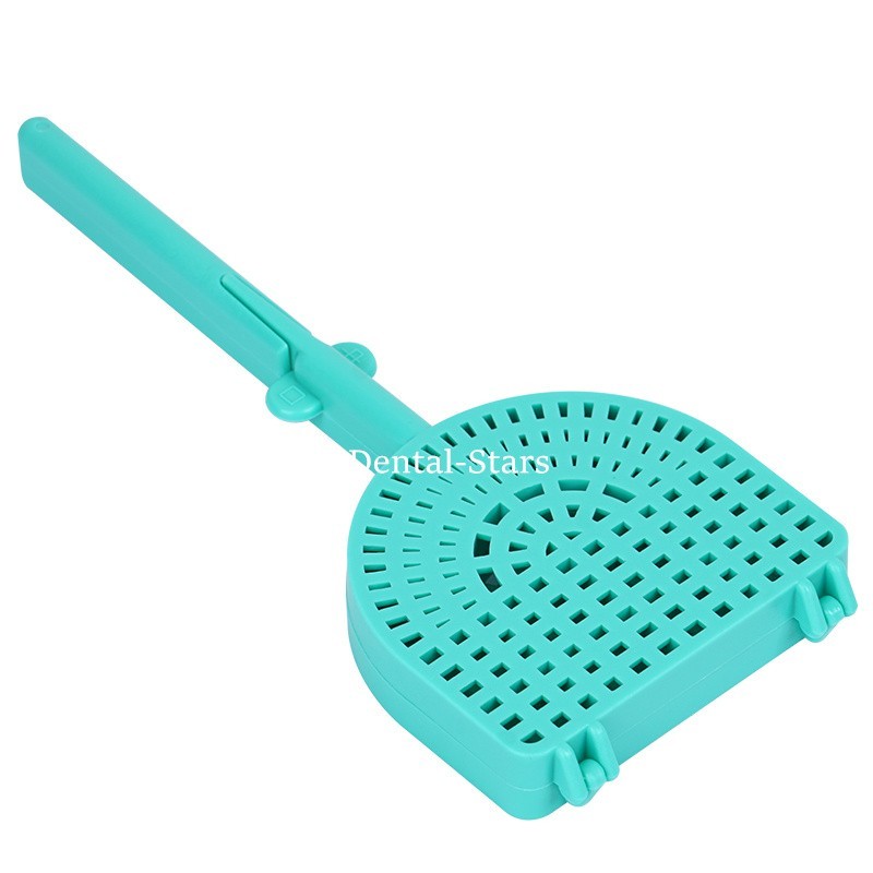 Dental Tooth Veneers Denture Washing Sieve Racket Porcelain Teeth Cleaning Tray