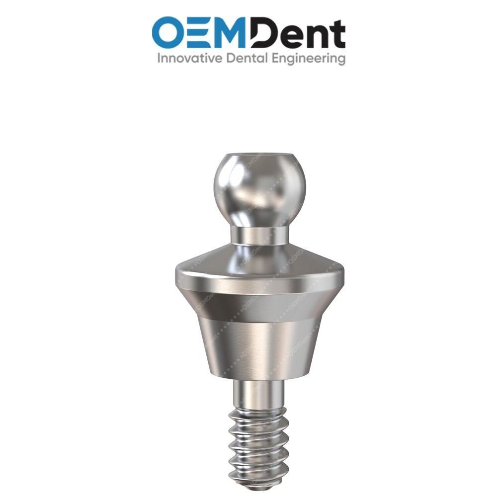 Straight Ball Attachment Standard NP Set Nobel Active® Compatible Conical Dental