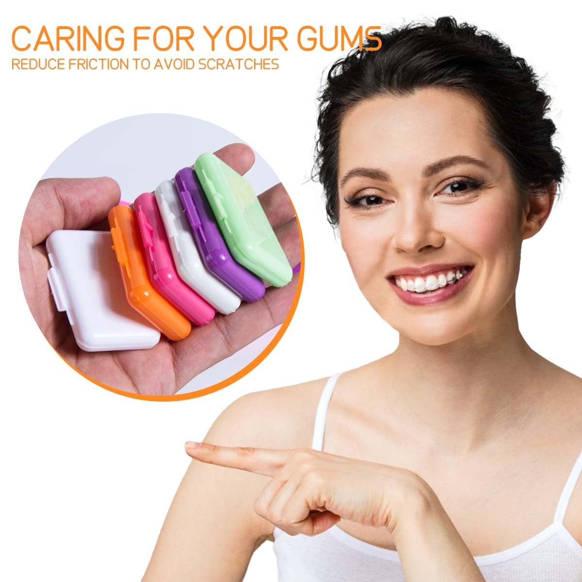 OBTANIM 15 Pack Colorful Braces Wax Dental Care Orthodontic 15 Pack,