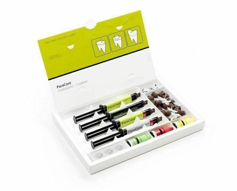 Coltene ParaCore Dual Cure Core Buildup Luting Restoration Kit (Free Ship)