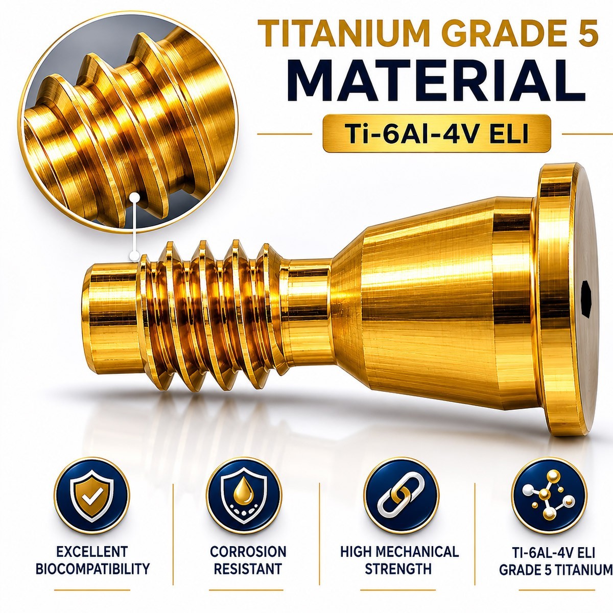 US NOB RP Healing Abutment Cap Conical Connection Accessories Fits Nobel Active