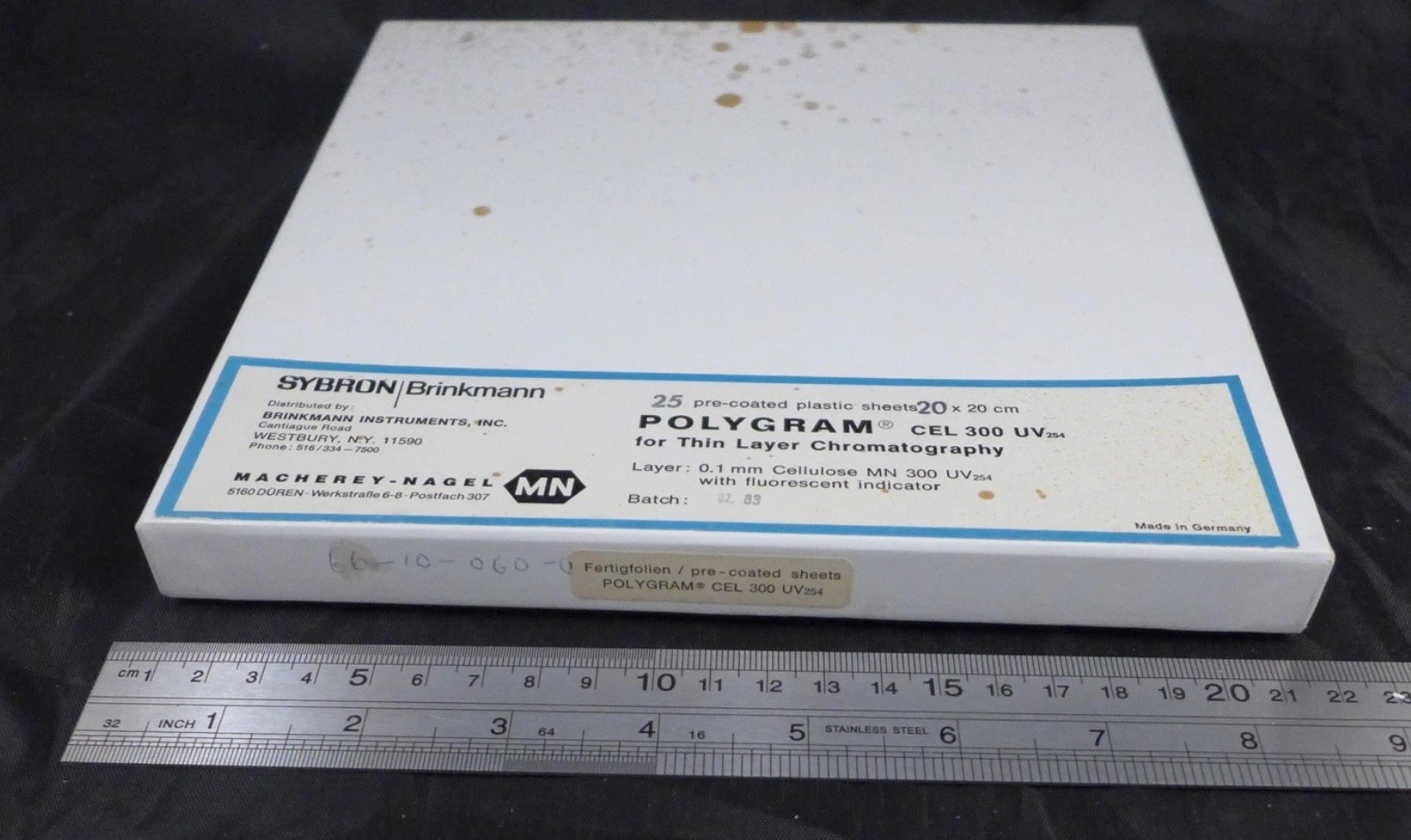 BRINKMANN Polygram CEL300 UV254 flex TLC sheets (MN #801023)