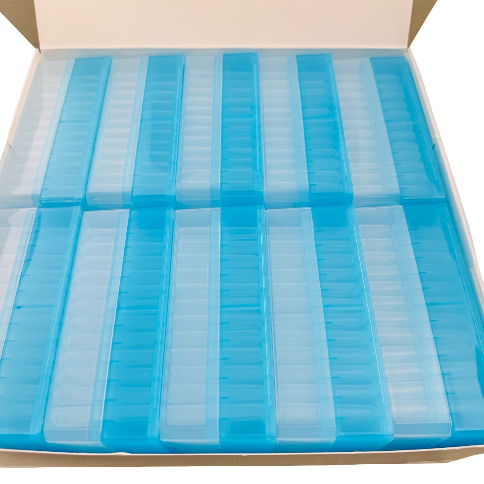 National Scientific MicroTube Strips 1.1ml 8-Tube Attached MicroRacks RNase
