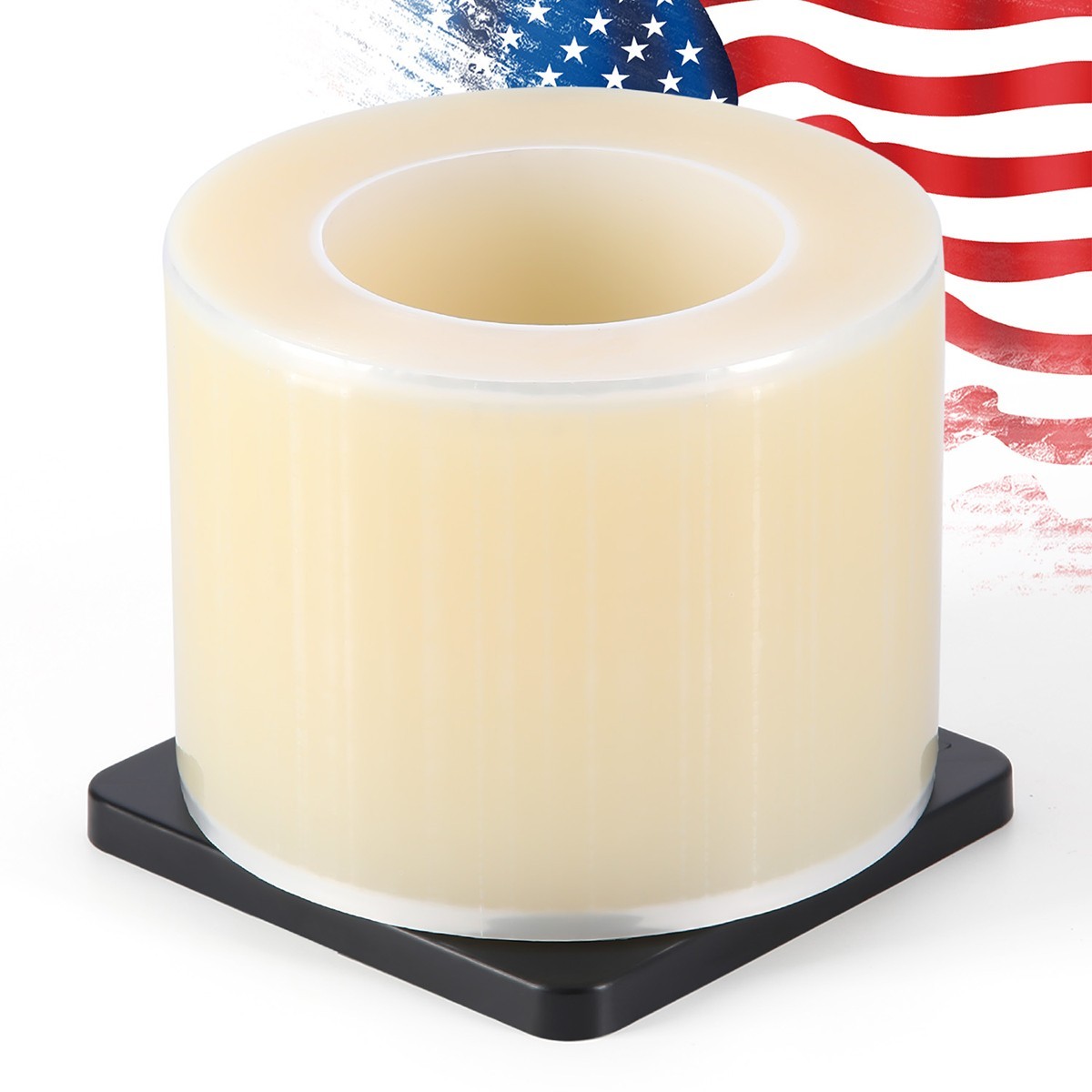 Dental Barrier Film Clear-Color Medical Tape Roll Adhesive 1200 Sheets 4″x6″