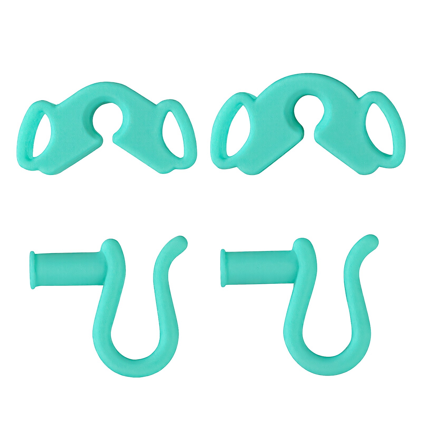 2Pcs/set Autoclave Dental Silicone Bite Blocks Orthodontics Cheek Retractor