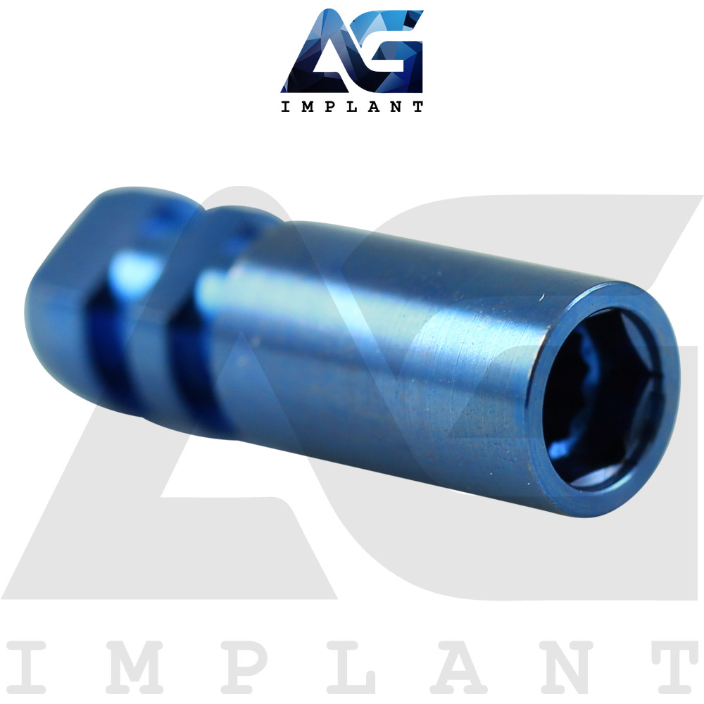 5x Titanium Dental Fixture Analog Ø4.1mm Compatible With 3i Biomet Certain®