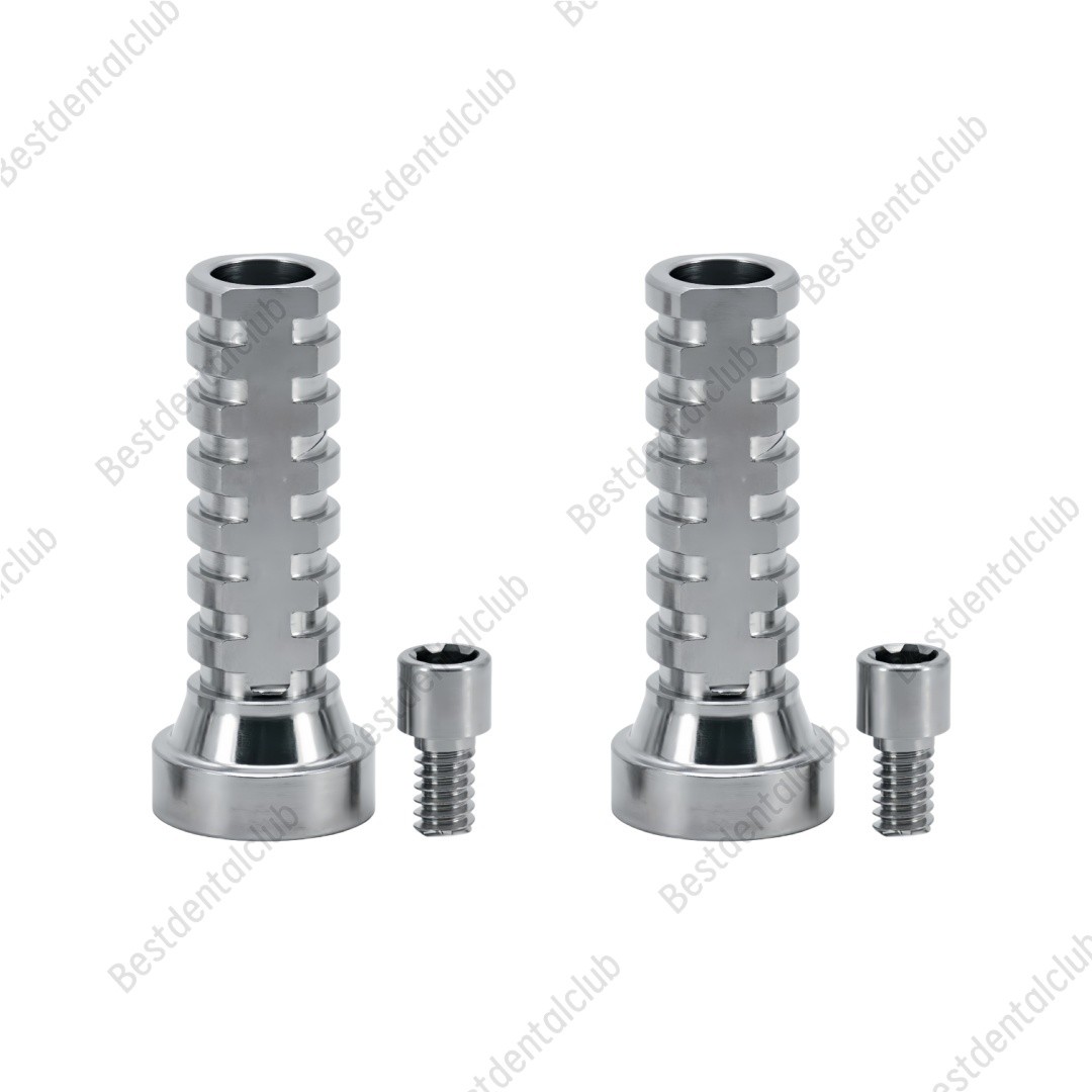 Titanium Temporary Cylinder Ti MU Sleeve Multi Unit 4.8mm Abutment Fit NOB
