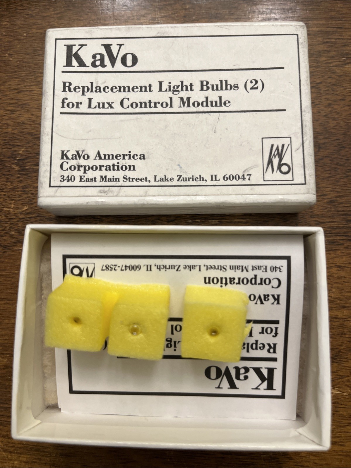 Kavo Replacement Lamp Bulbs (3) LCM #553–3881 ￼