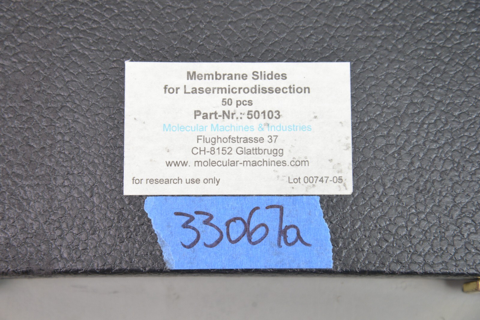 Molecular Machines & Industries Membrane Slides For Lasermicrodissection 50pcs