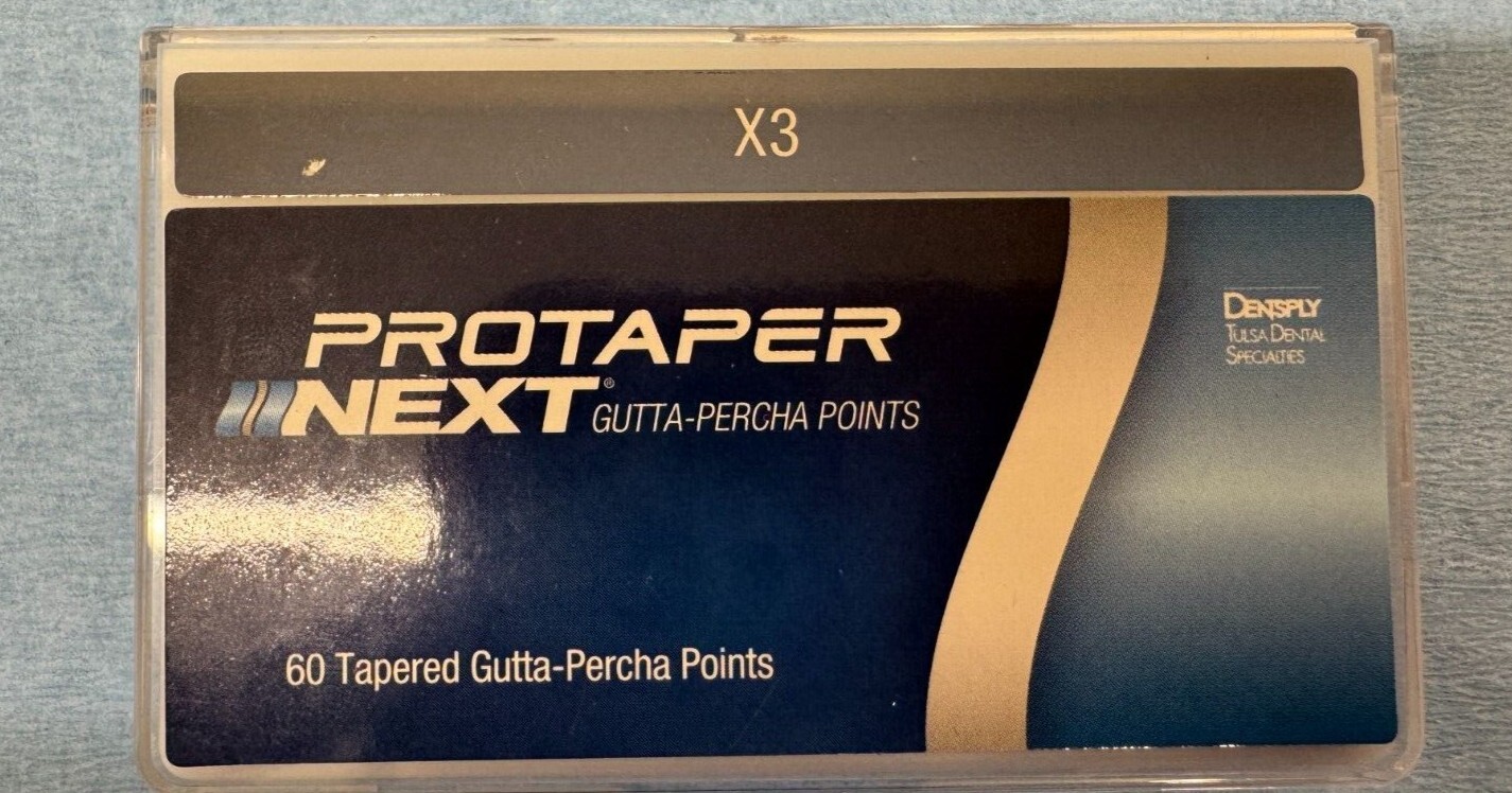 Protaper Next Gutta Percha Points Dentsply Tulsa Dental X2, X3, X4, X5