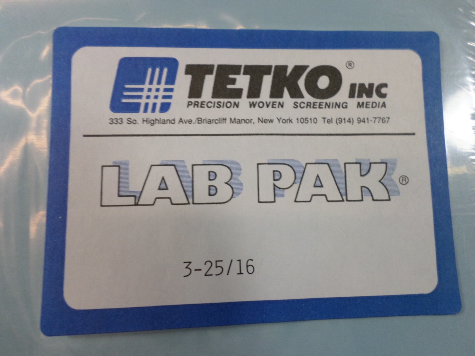 TETKO 12 x 12” Nitex Nylon 25µm Pore Monofilament Screening Fabric (Pack of 6)