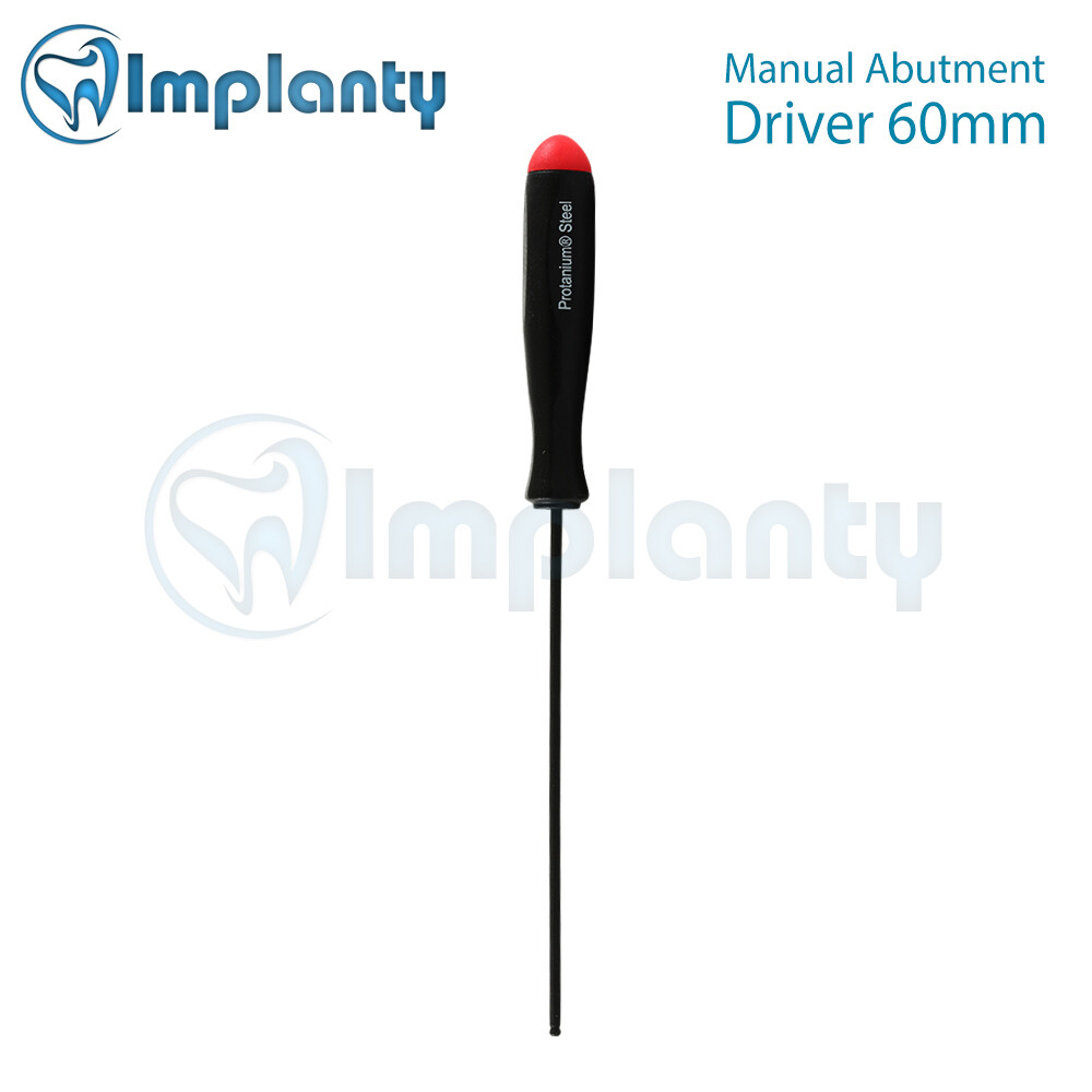 60mm Hand Manual Abutment Driver 1.25mm Dental Implant Instrument Surgical Tool
