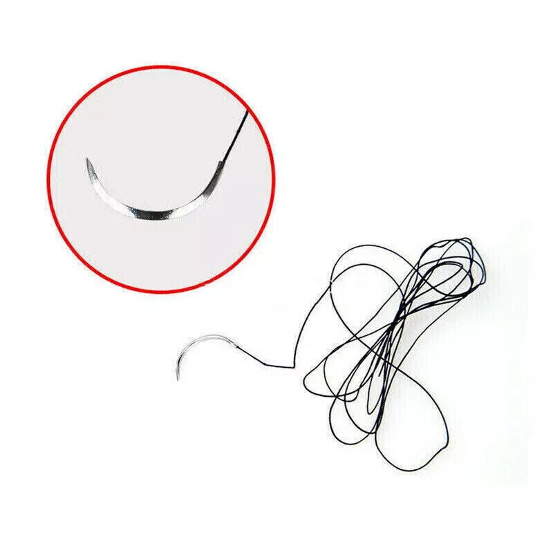5 Box Dental Lab Surgical Suture Silk Non-Absorbable 3/0 Or 4/0 Treating Braided
