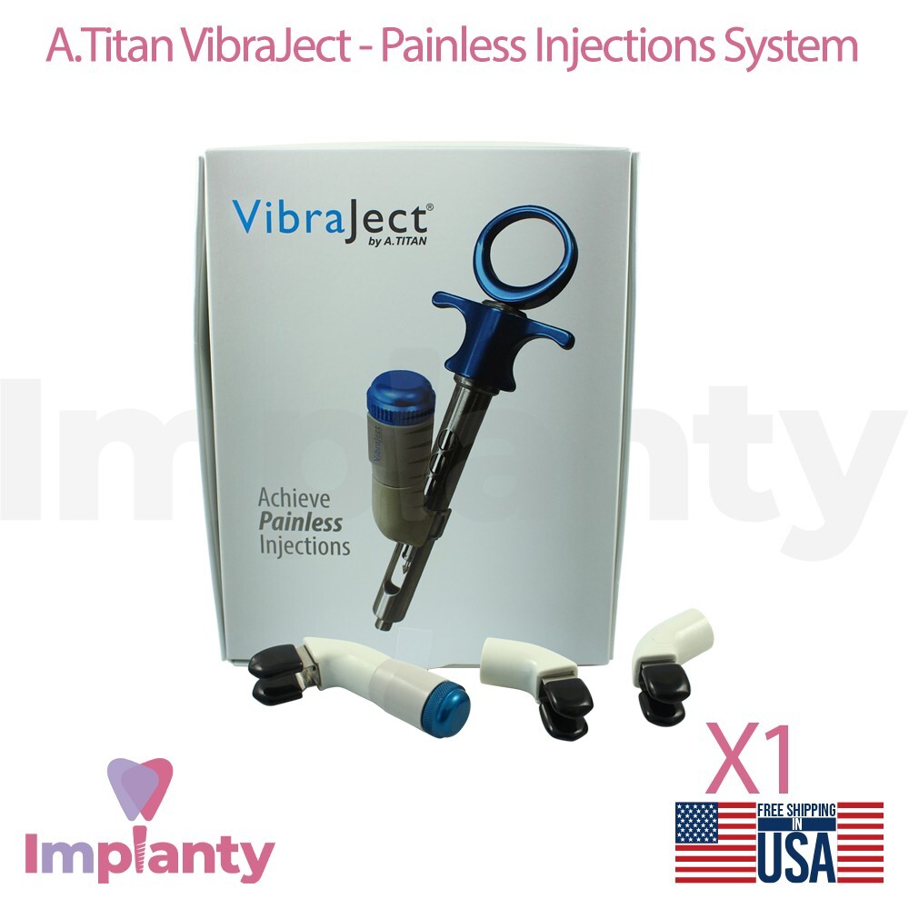 Dental VibraJect Painless Injections System Ergonomic Design Tool Dentistry
