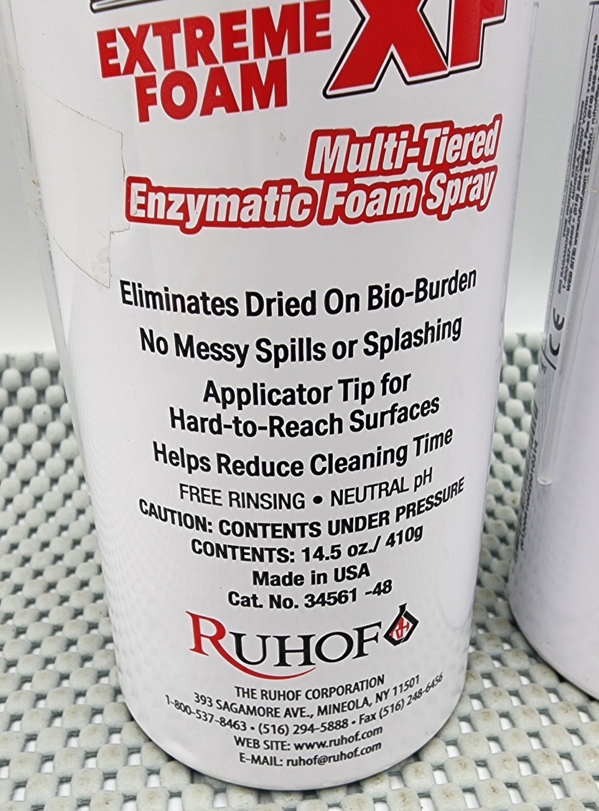 Ruhof Prepzyme XF Enzymatic Foam Spray 14.5 oz Extreme Foam Set of 2