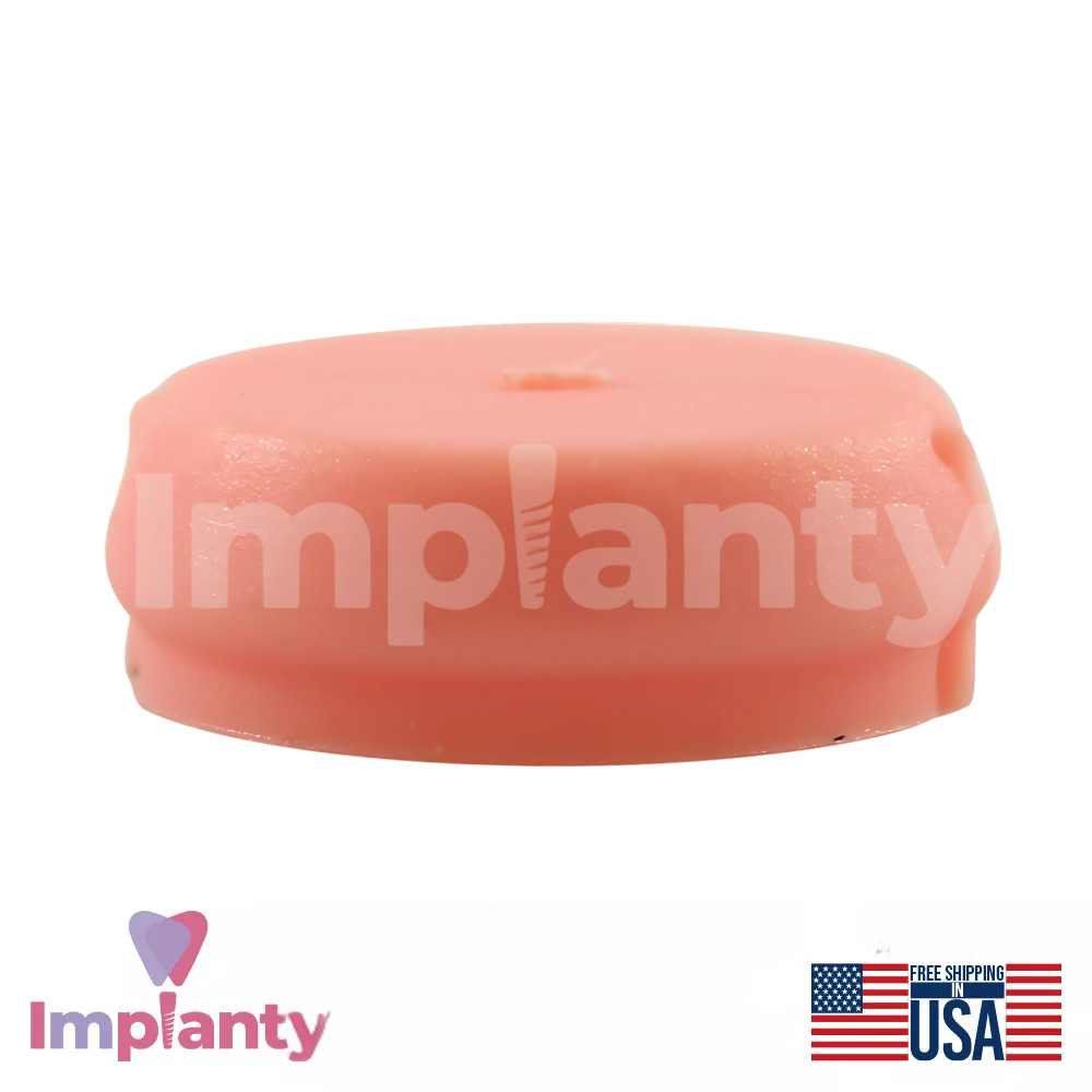 5x Dental Straight Lock Attachment Soft Silicone Set Slim Platform Int Hex