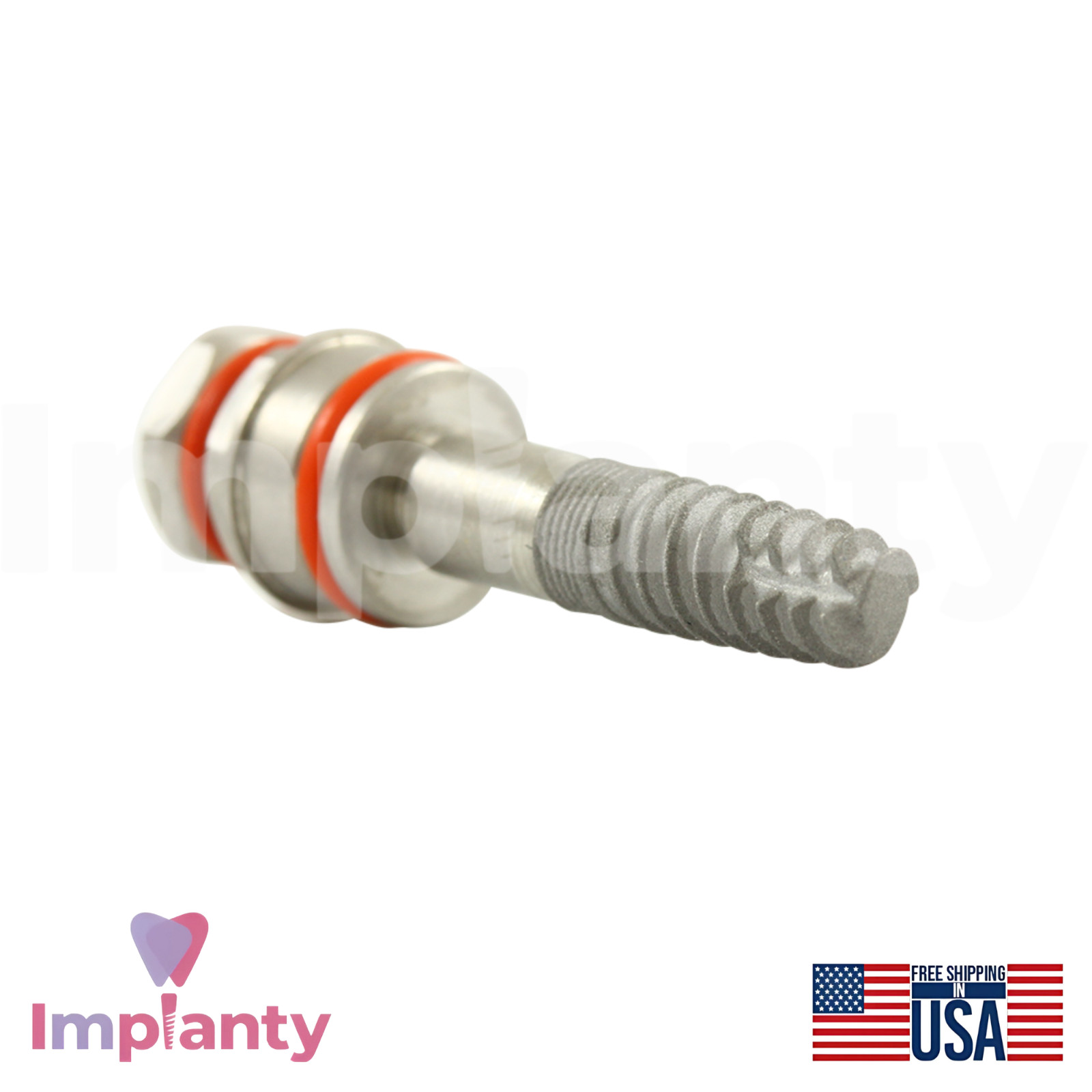GDT MOR Spiral Dental Fixture Titanium Int Hex 2.42mm Connection SLA Surface