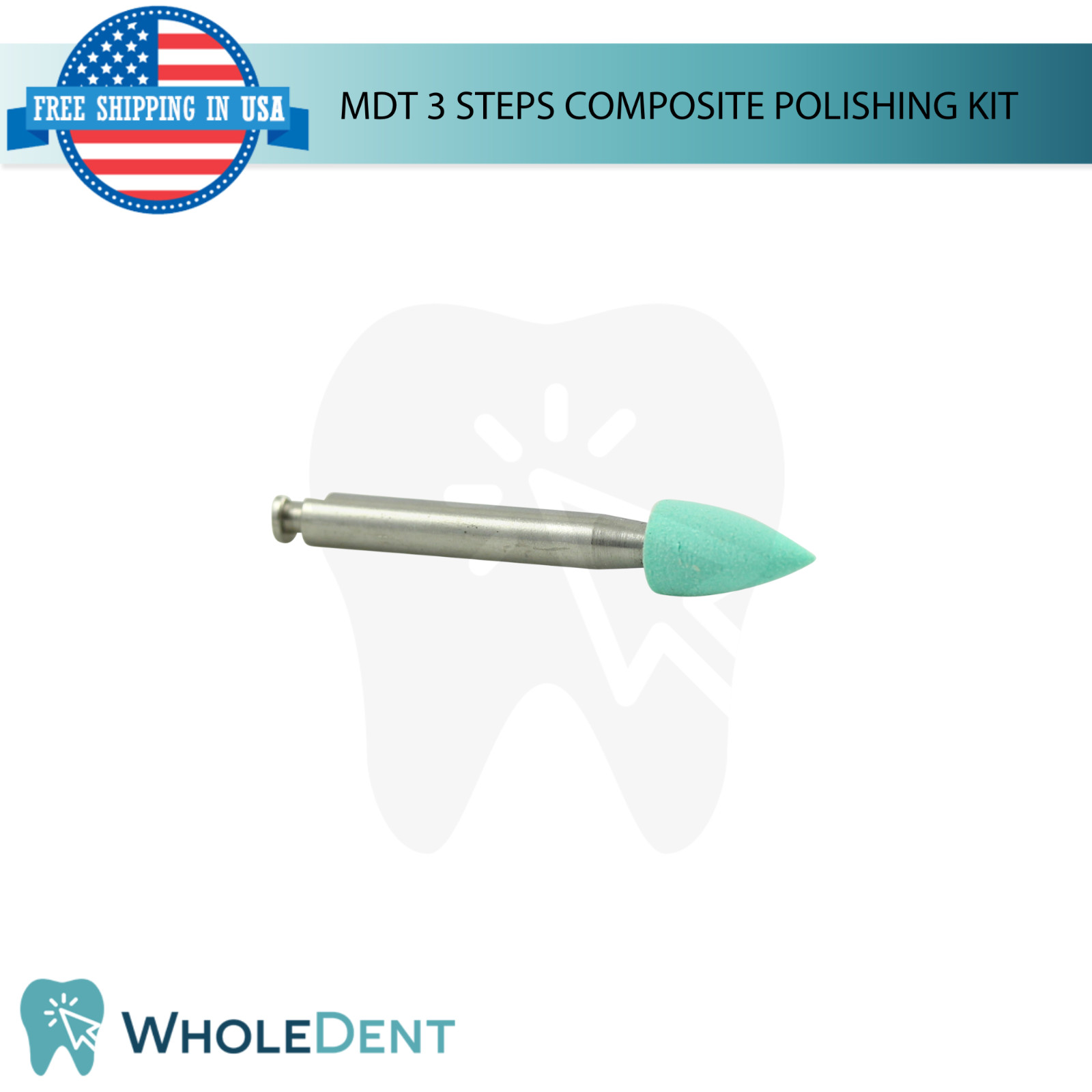 MDT 3 Steps Composite Polishing Kit High-Gloss Finish Dental Restorations