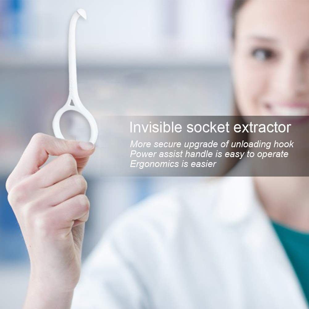 5 Pcs Clear Aligner Removal Tool for Invisalign Braces,Aligner Remove Hook for R